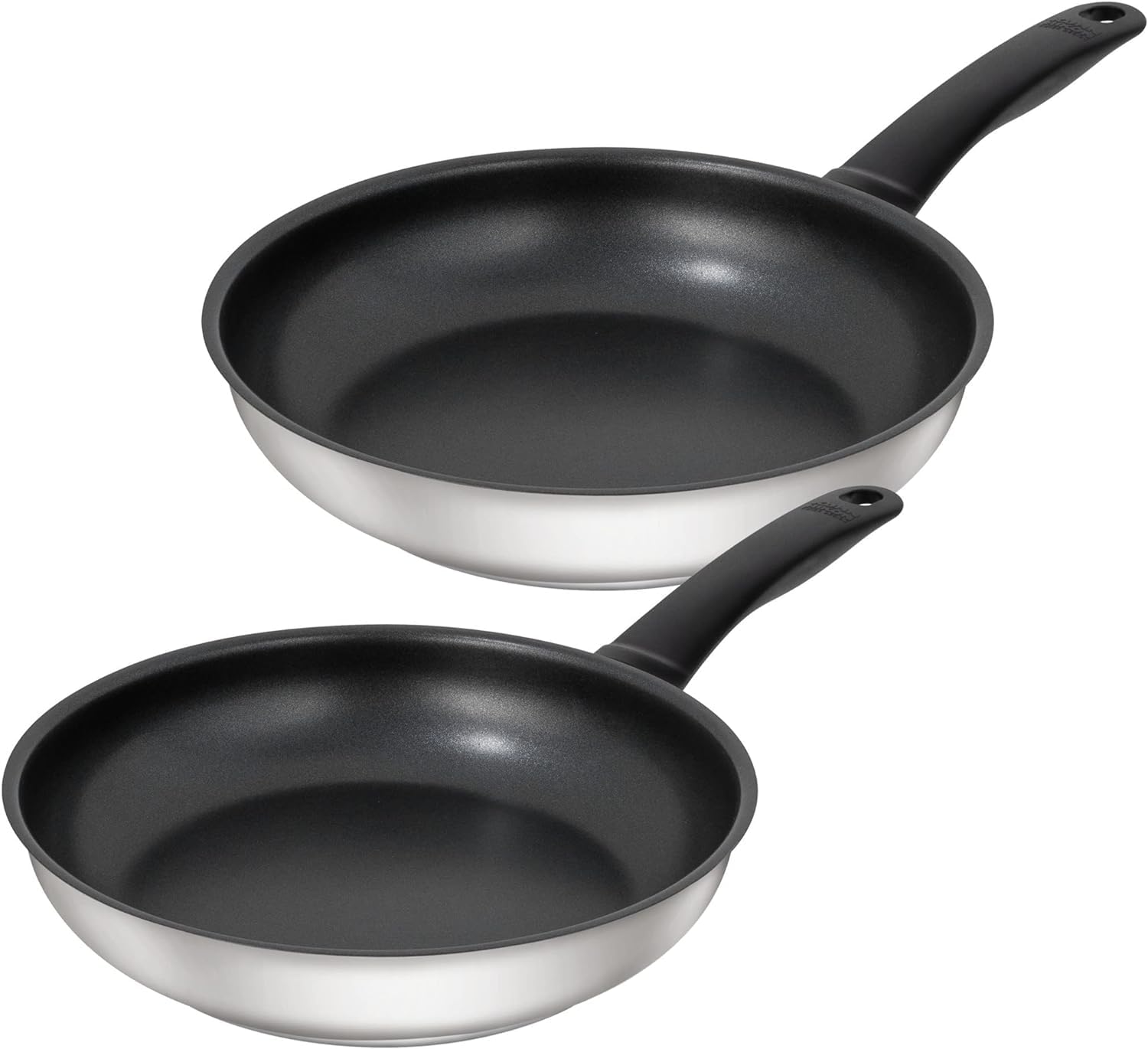 kuhn-rikon-classic-pfannen-set-24-cm-und-28-cm-edelstahl-18-10-mit-titantipartik image 1