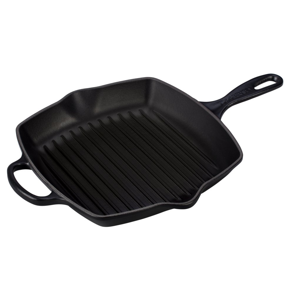 le-creuset-signature-gusseisen-grillpfanne-quadratisch-26-cm-induktion-karibik image 7