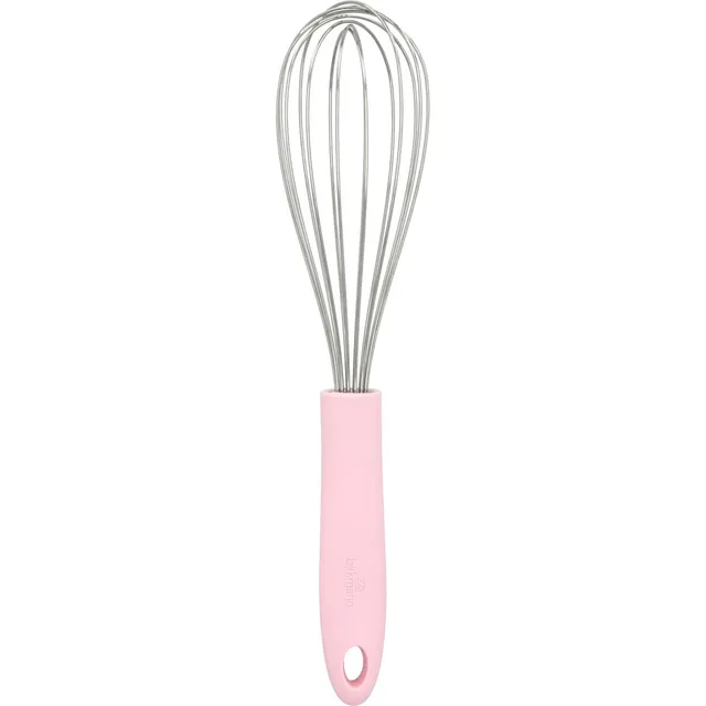 birkmann-schneebesen-silk-rose-29-cm-silikon-griff-edelstahlkopf image 1