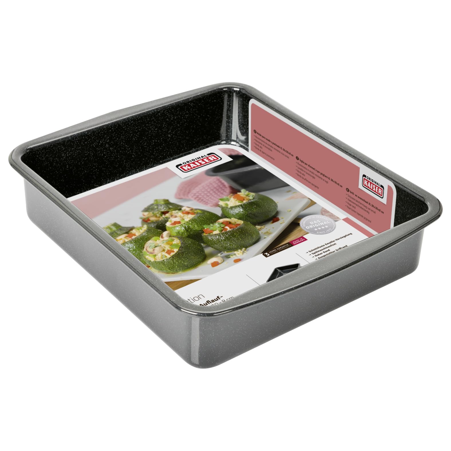 kaiser-cuisine-line-auflaufform-xl-36-x-30-x-8-cm-8-64-l-ofenform-emailliert-mad image 5
