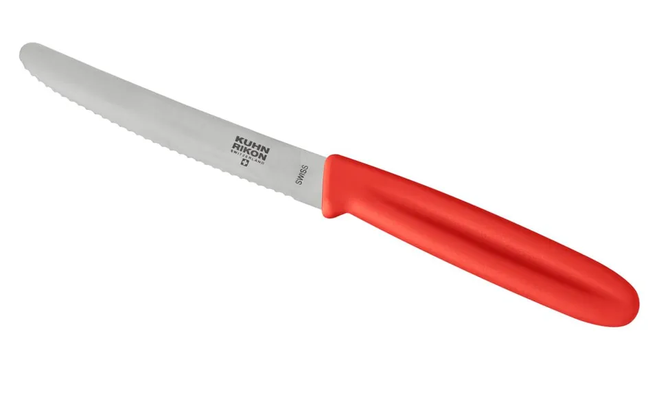 kuhn-rikon-swiss-knife-allzweckmesser-gezackt-rot-edelstahl image 1