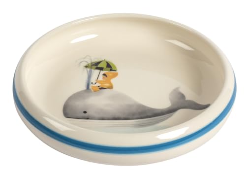 kuhn-rikon-kinderteller-walfisch-handbemalter-keramik-teller-18-cm image 7