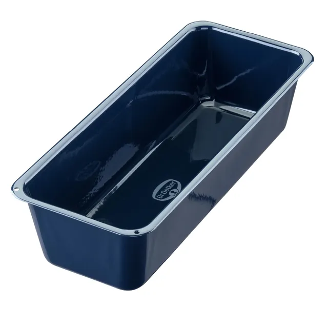 dr-oetker-back-liebe-emaille-kastenform-30-cm-dunkelblau image 1