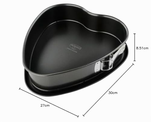 dr-oetker-herz-springform-25-cm-mit-auslaufschutzboden-stahl-antihaft-schwarz image 4