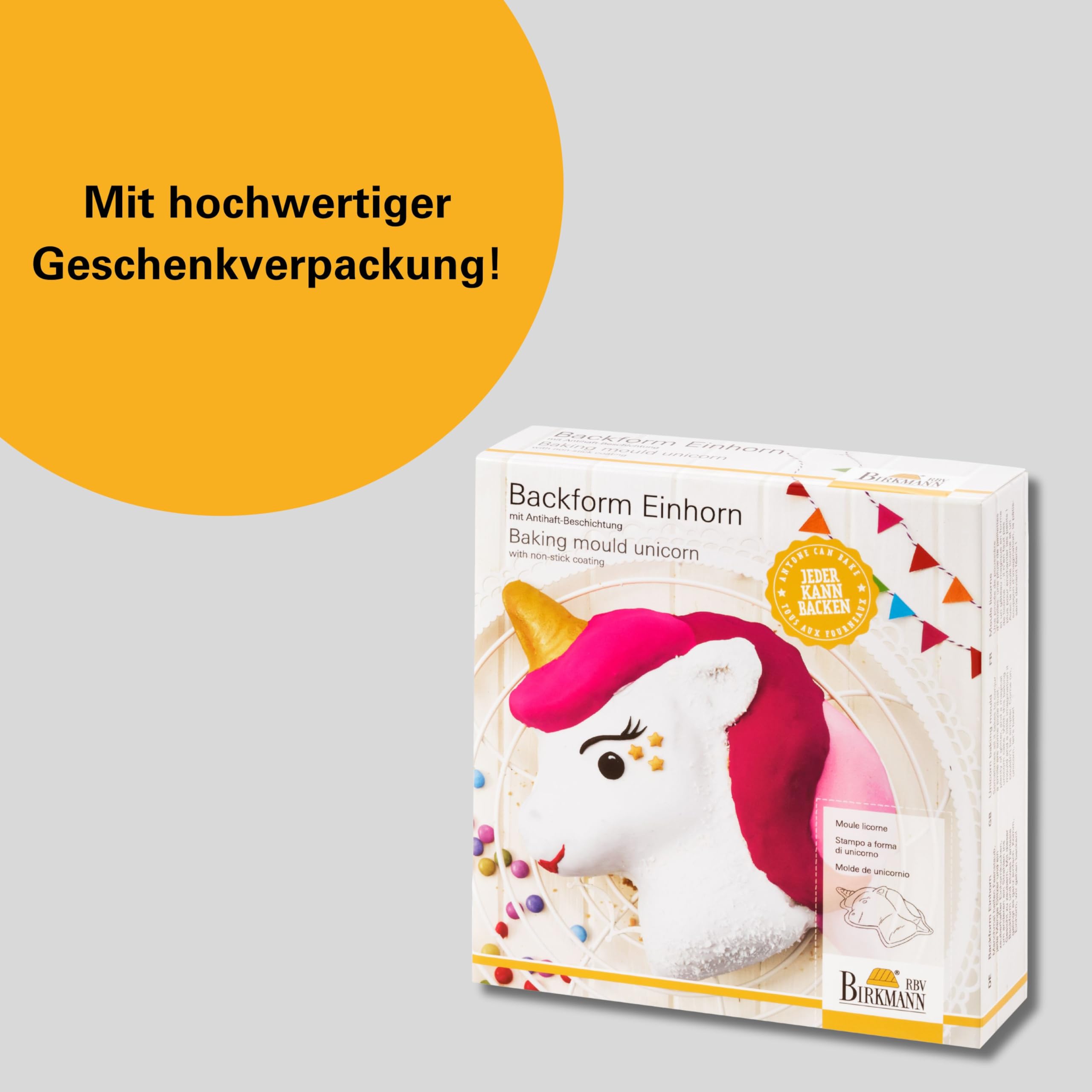 birkmann-einhorn-motivbackform-21-x-23-cm-grau-karbonstahl-antihaft image 4