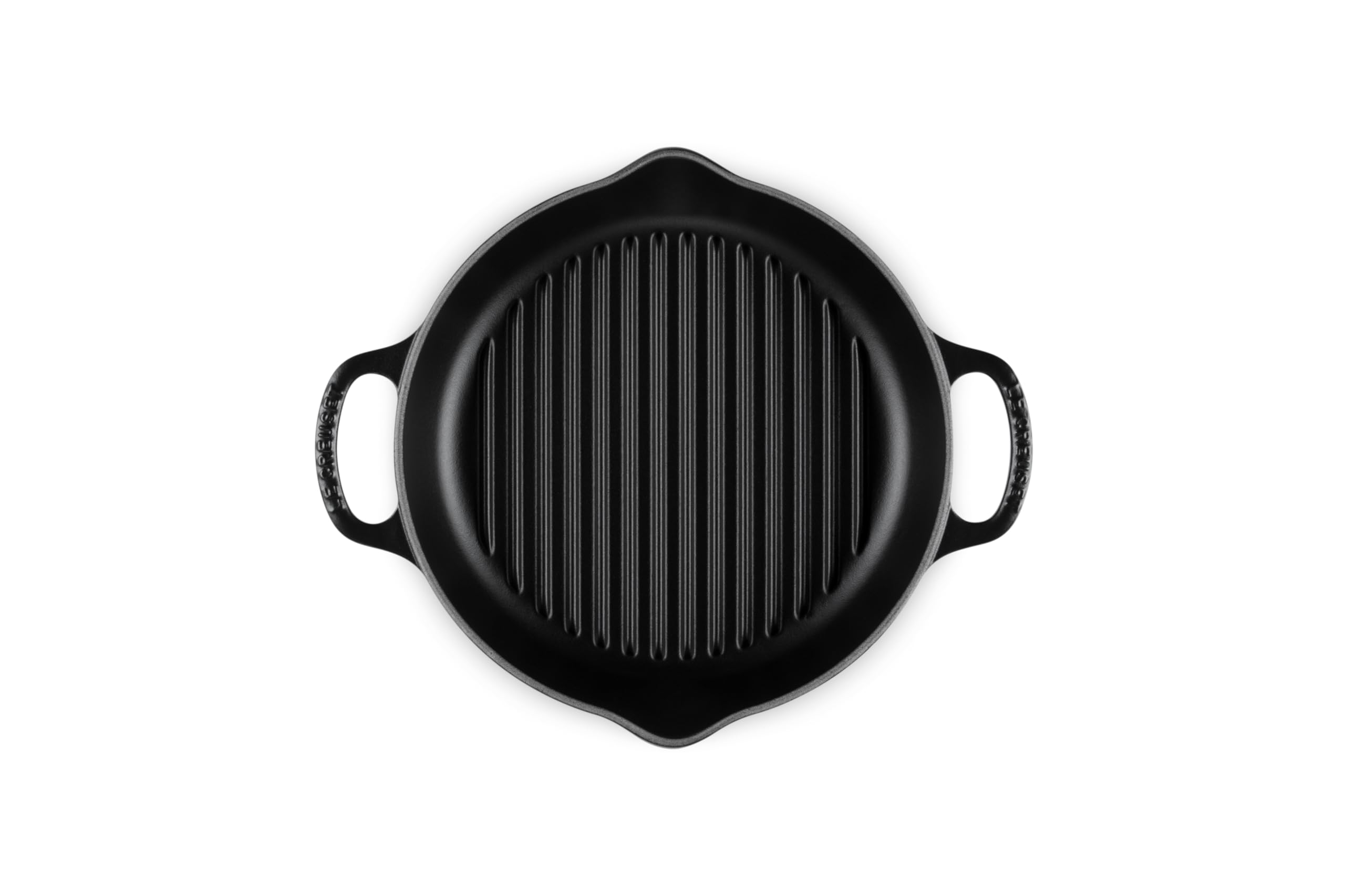 le-creuset-signature-hohe-runde-grillpfanne-aus-gusseisen-25-cm-schwarz-matt image 4