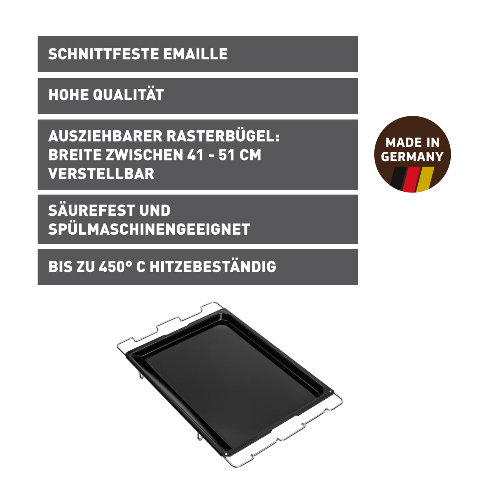 kaiser-inspiration-kuchen-backblech-ausziehbar-41-51-x-33-cm-schwarz image 2