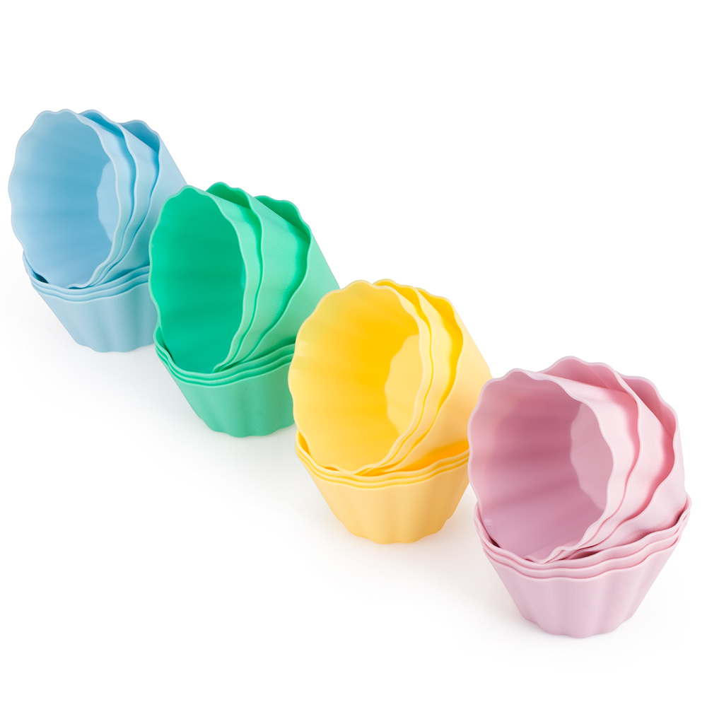 backefix-silikon-muffincups-24-st-ck-bunt-muffinformen image 3