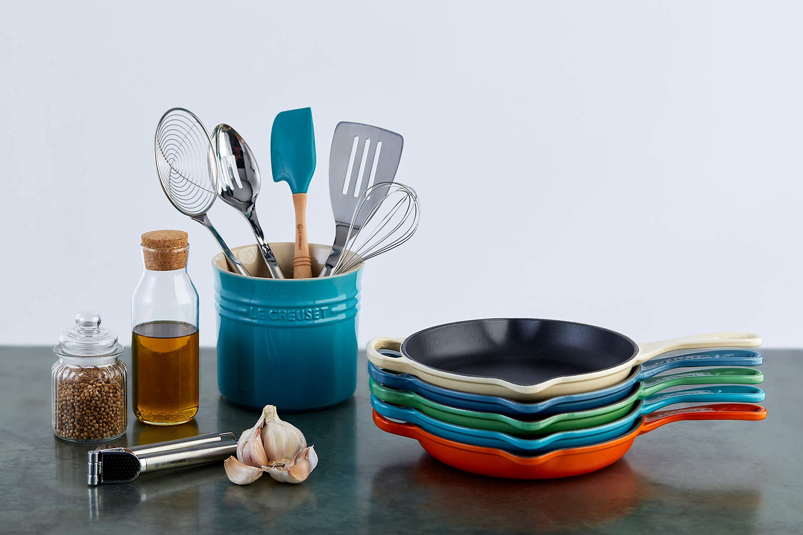 le-creuset-signature-gusseisen-brat-und-servierpfanne-rund-23-cm-karibik image 8