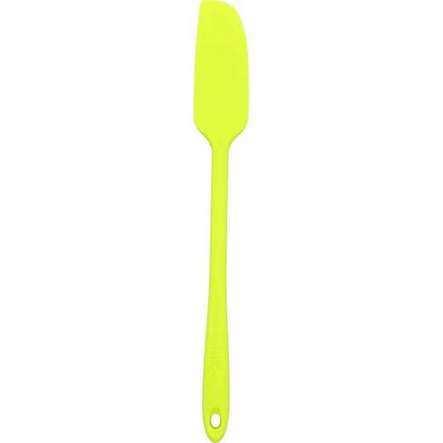 birkmann-teigschaber-schmal-lemon-green-27-5x3-5-cm-silikon-mit-metallkern image 1