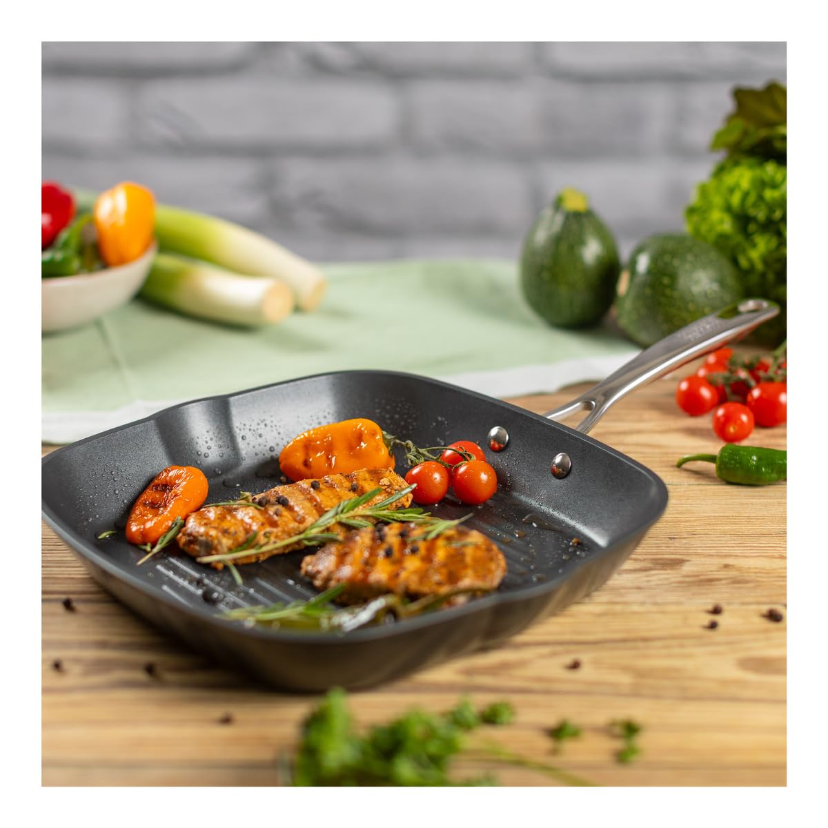 kuhn-rikon-easy-pro-grillpfanne-28-cm-induktion-antihaft-grillplatte image 2