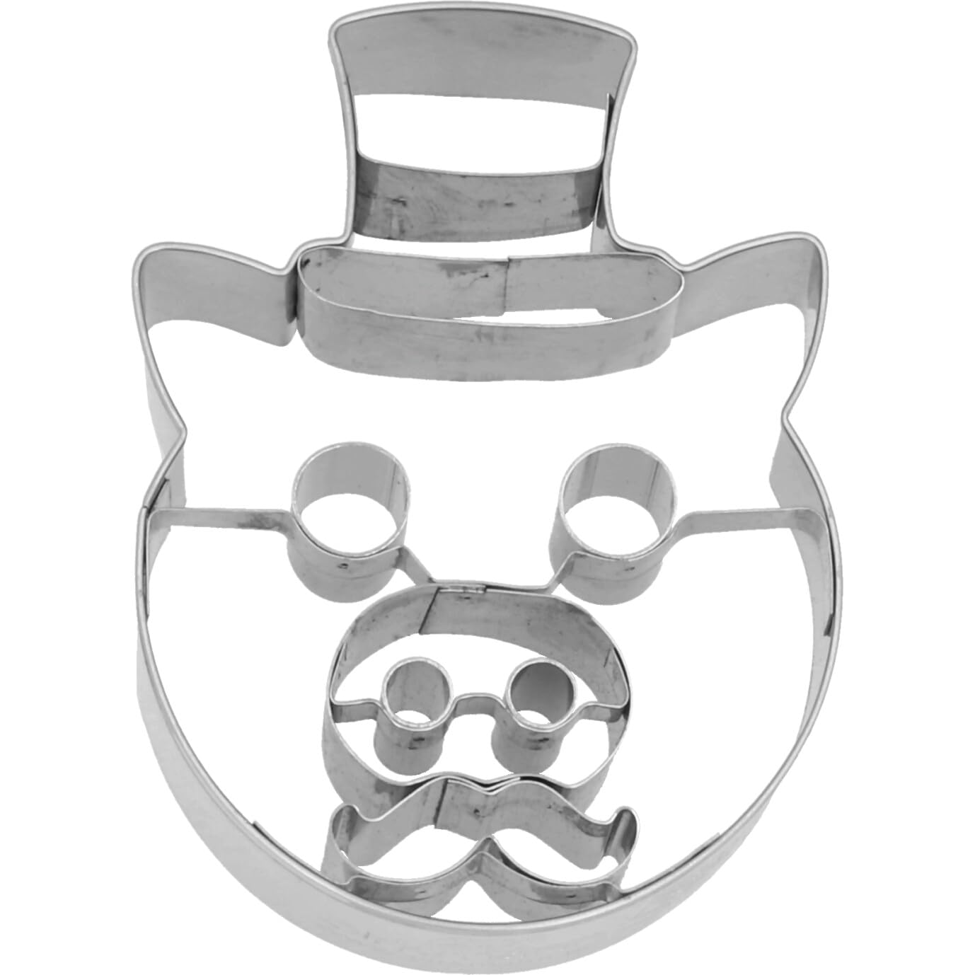 birkmann-ausstechform-schweinchen-mit-zylinder-8-cm-edelstahl-pl-tzchenaussteche image 1