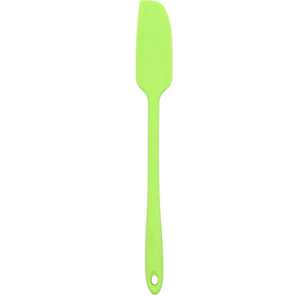 birkmann-teigschaber-schmal-apple-green-27-5x3-5-cm-silikon-mit-metallkern image 1