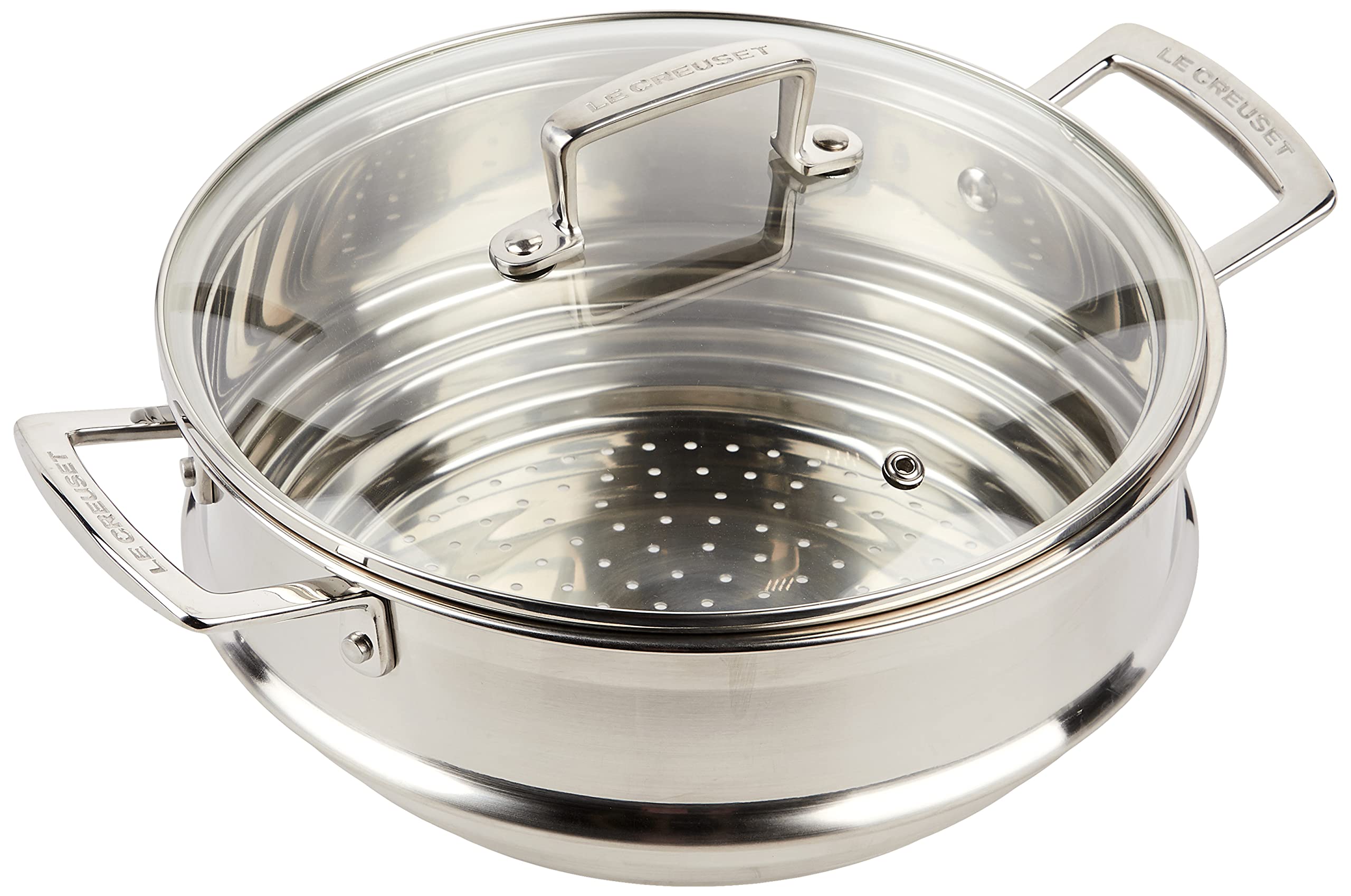 le-creuset-multi-d-mpfeinsatz-edelstahl-mit-glasdeckel-24-cm image 1