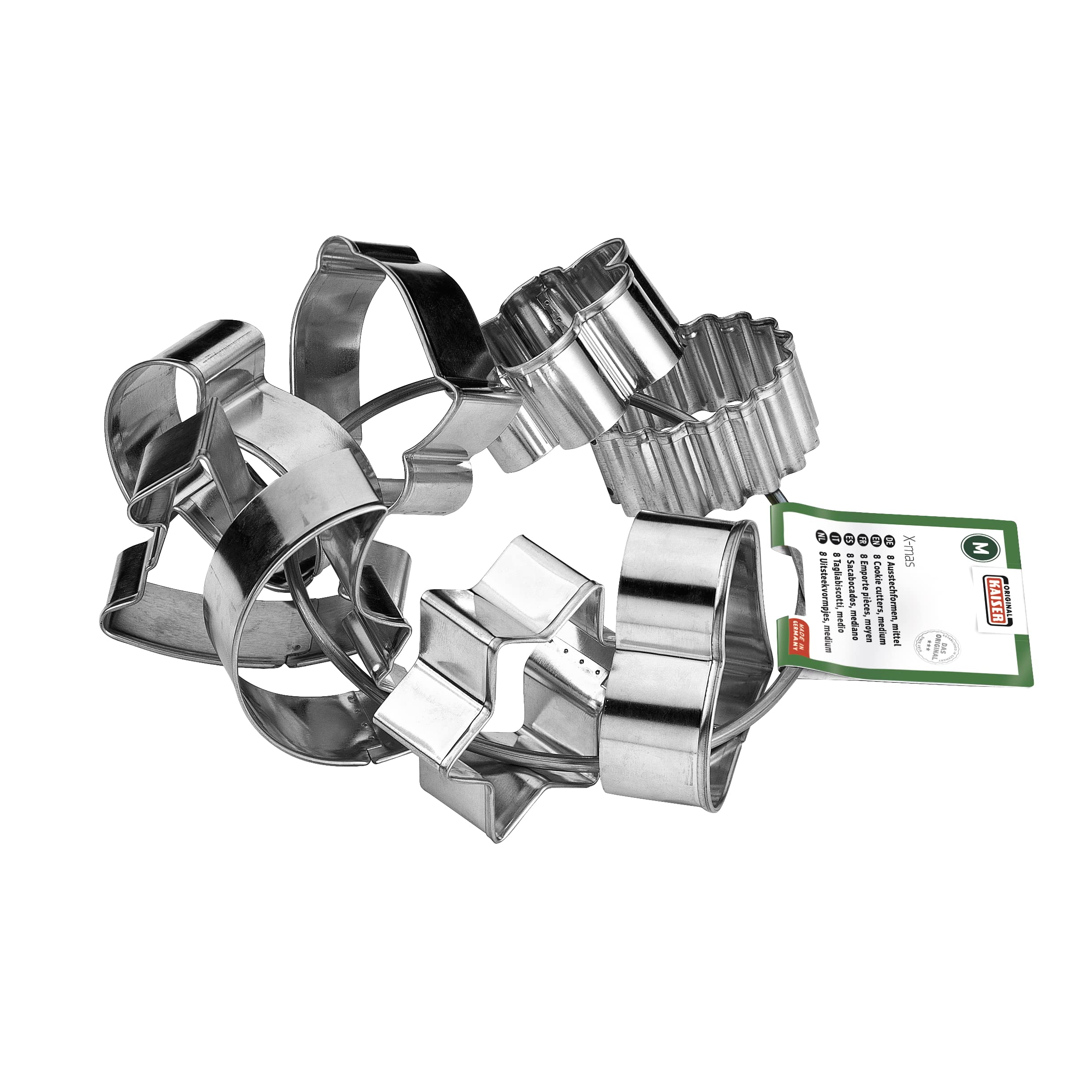 original-kaiser-ausstechformen-ring-mittel-8-teilig-silber image 4