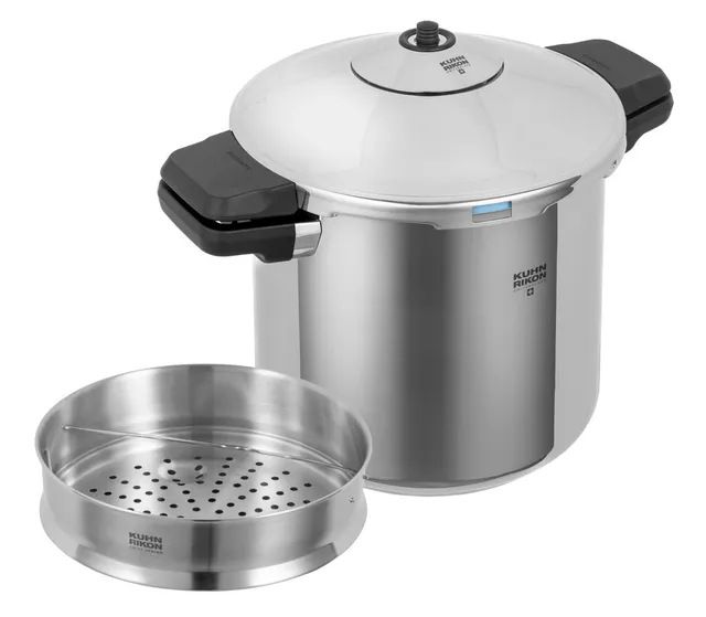 kuhn-rikon-duromatic-inox-schnellkochtopf-5-l-mit-d-mpfeinsatz-induktion image 1