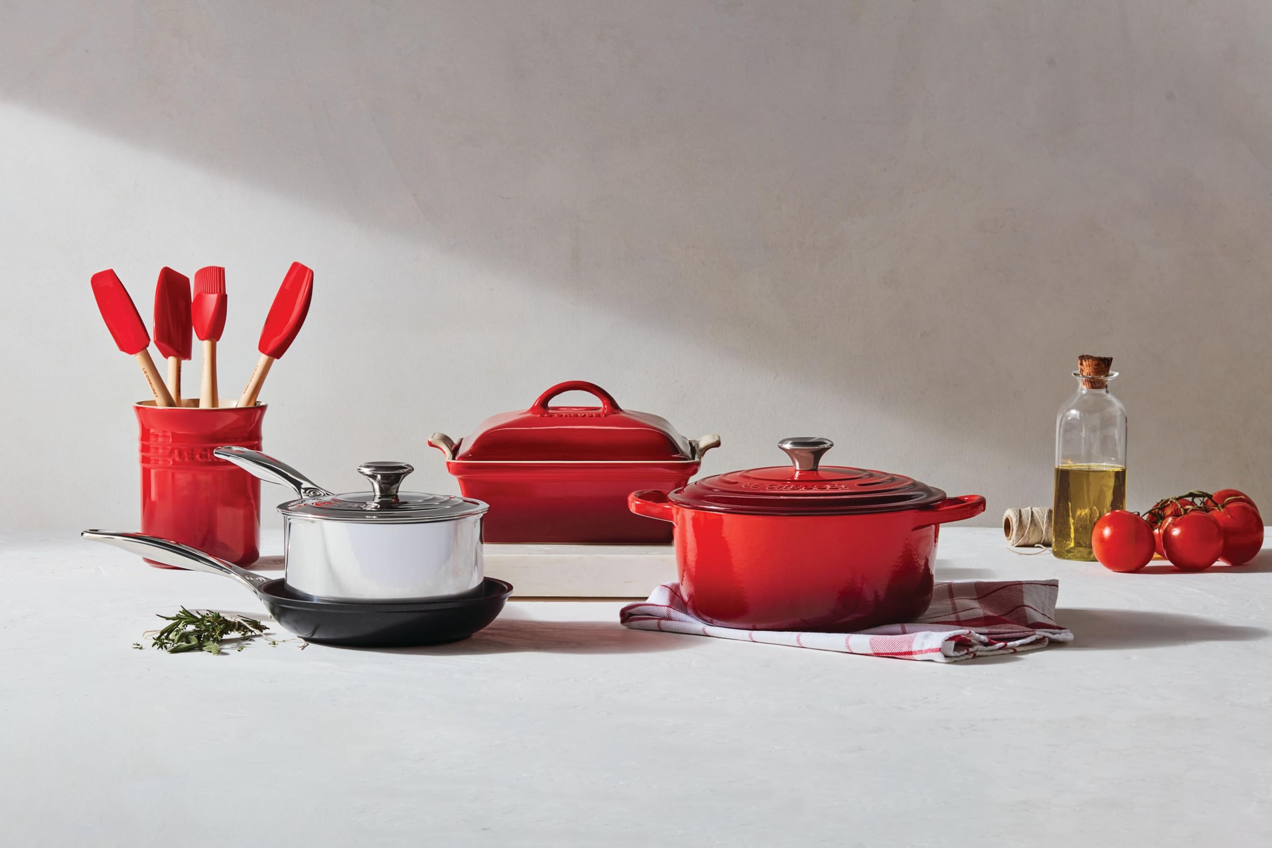 le-creuset-classic-kochkellen-set-5tlg-craft-1-1-l-steinzeug-utensilienhalter-si image 8