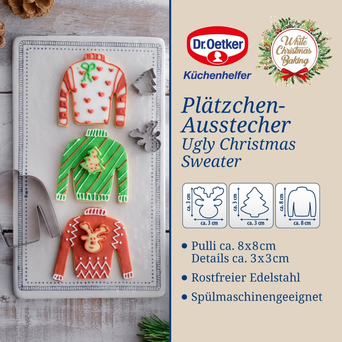 dr-oetker-pl-tzchen-ausstecher-ugly-christmas-sweater-3er-set-ausstechformen-whi image 2