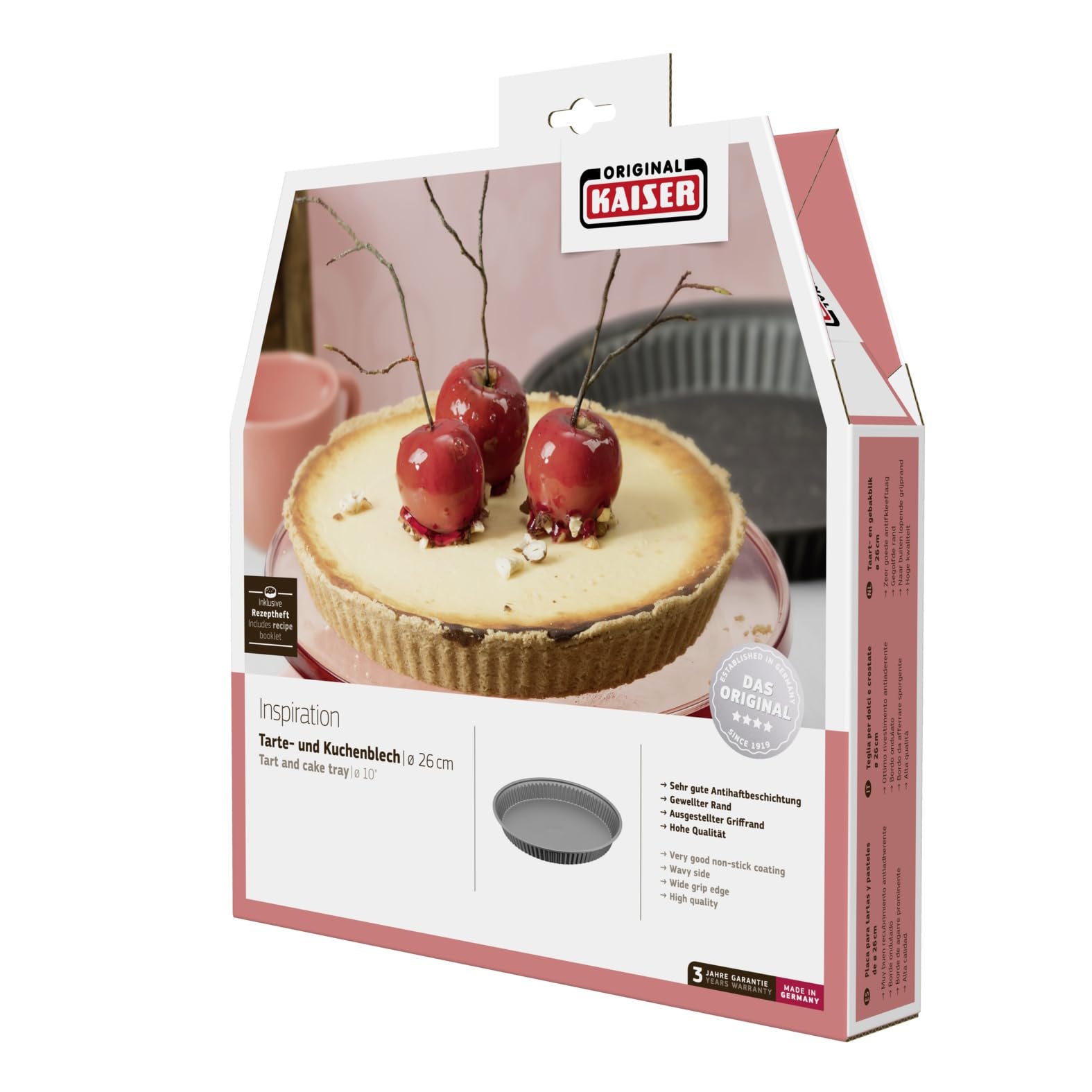 kaiser-inspiration-obstbodenform-28-cm-mit-wellenrand-antihaftbeschichtet image 3