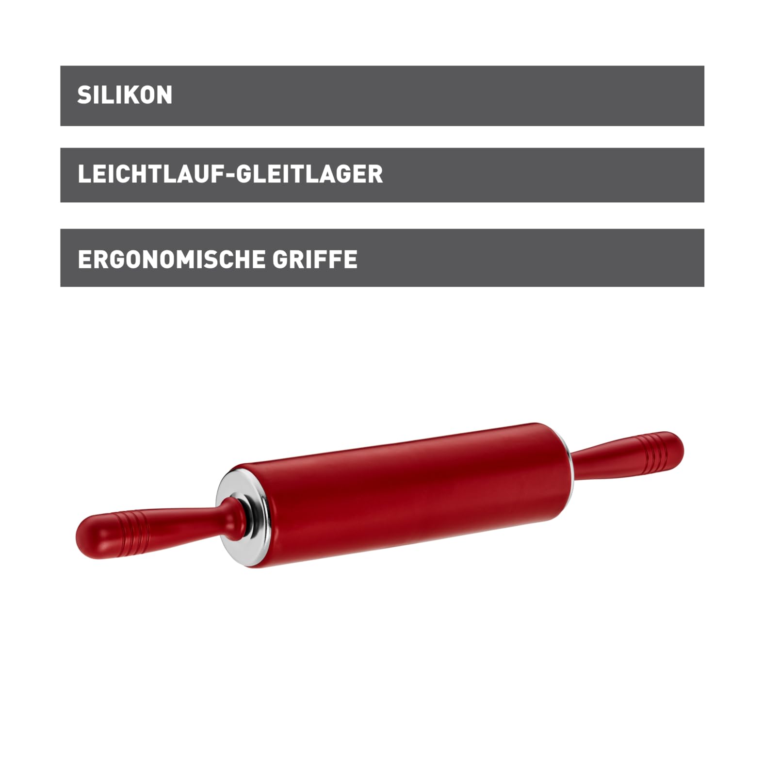 kaiser-kaiserflex-red-teigroller-silikon-49-x-6-5-cm-mit-metallkern-nudelholz-ro image 2