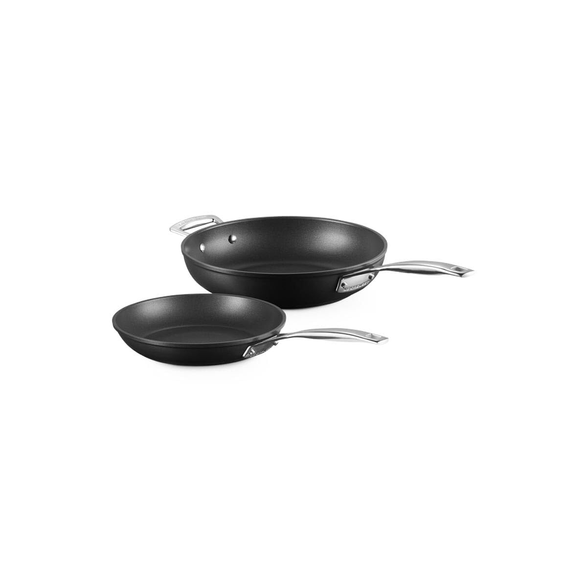 le-creuset-toughened-nonstick-pro-flachpfannen-set-24-cm-28-cm image 2