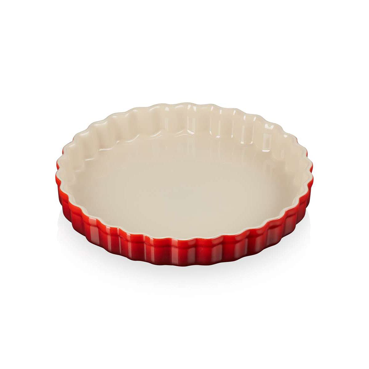 le-creuset-tarteform-aus-steinzeug-24-cm-1-4-liter-kirschrot image 2