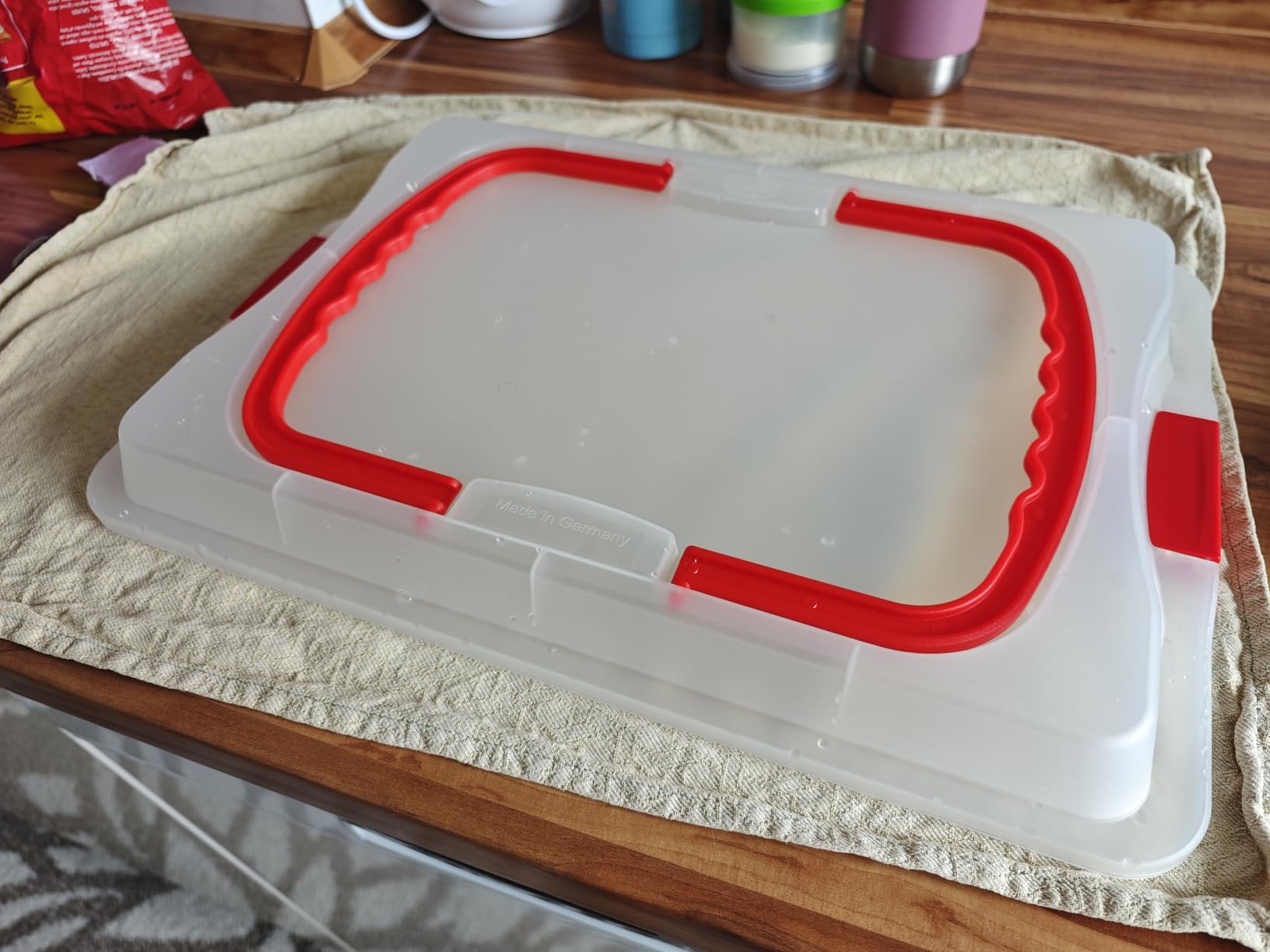 Streuselkuchen sicher transportiert
