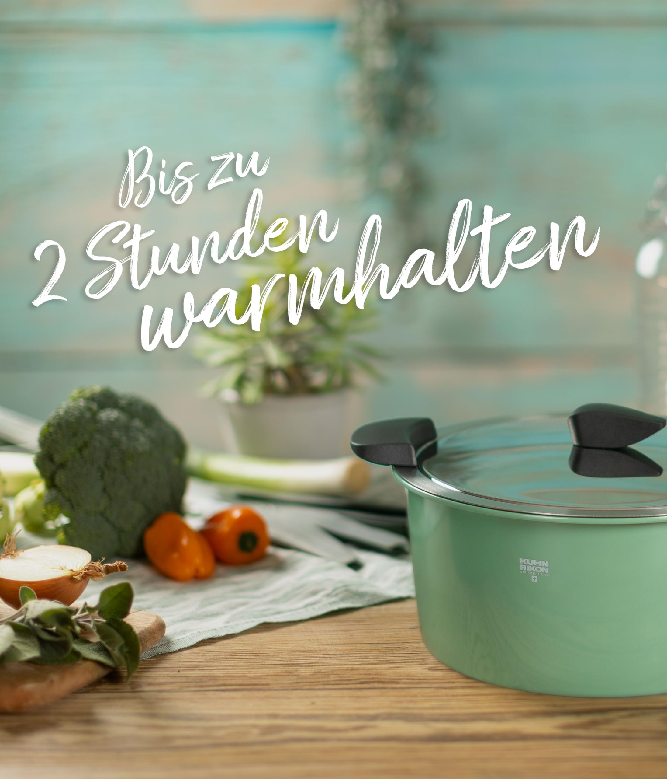 kuhn-rikon-hotpan-servierkochtopf-ocean-green-5-0-l-22-cm-mit-thermoschale image 4