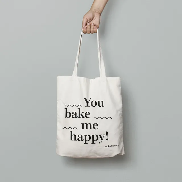 backefix-baumwolltasche-you-bake-me-happy-tragetasche image 1