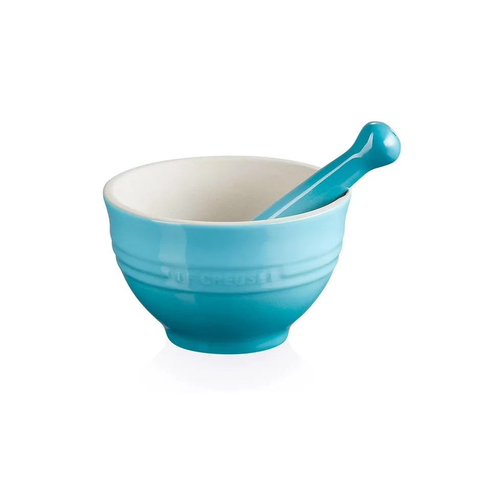 le-creuset-m-rser-mit-st-el-steinzeug-300-ml-karibik image 1