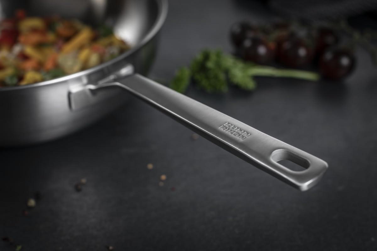 kuhn-rikon-culinary-fiveply-wok-24-cm-edelstahl-unbeschichtet-mit-deckel image 3