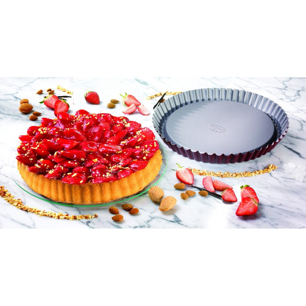 dr-oetker-obstkuchenform-28-cm-runde-obsttorten-backform-aus-stahl image 2