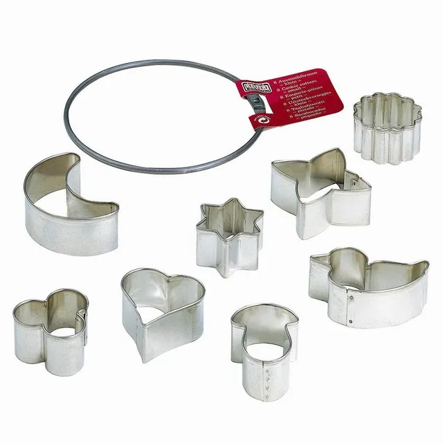 kaiser-ausstechformen-ring-klein-8-teilig-keksausstecher-weihnachten-starter-set image 1