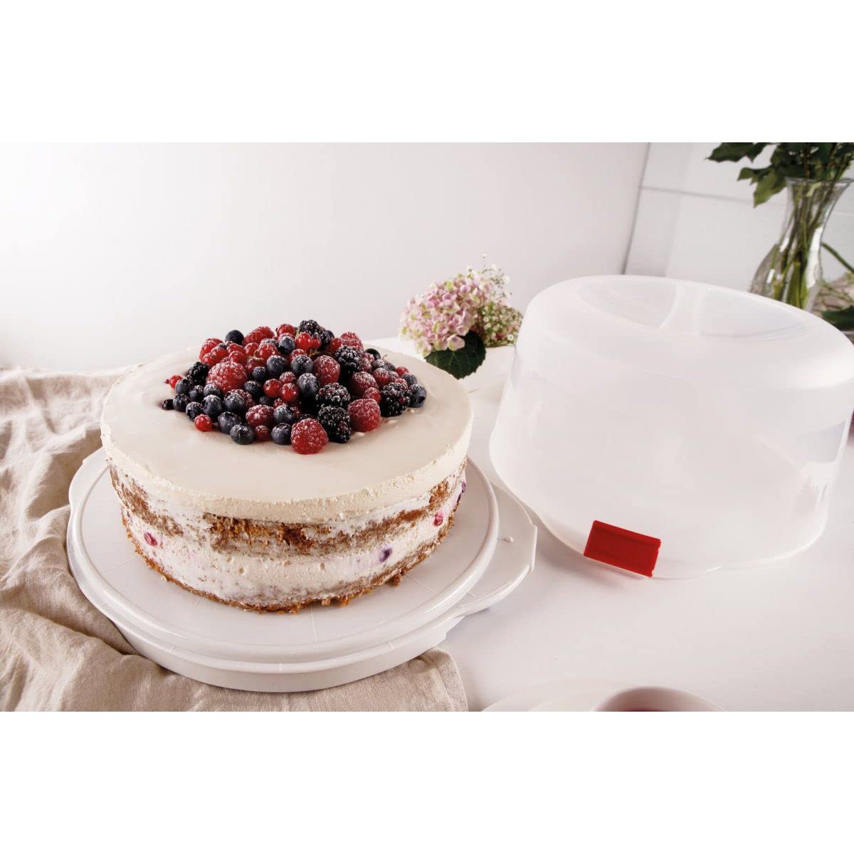 dr-oetker-kuchenbox-party-und-tortenbutler-38-5-x-19-cm-tortenbeh-lter-mit-k-hla image 2