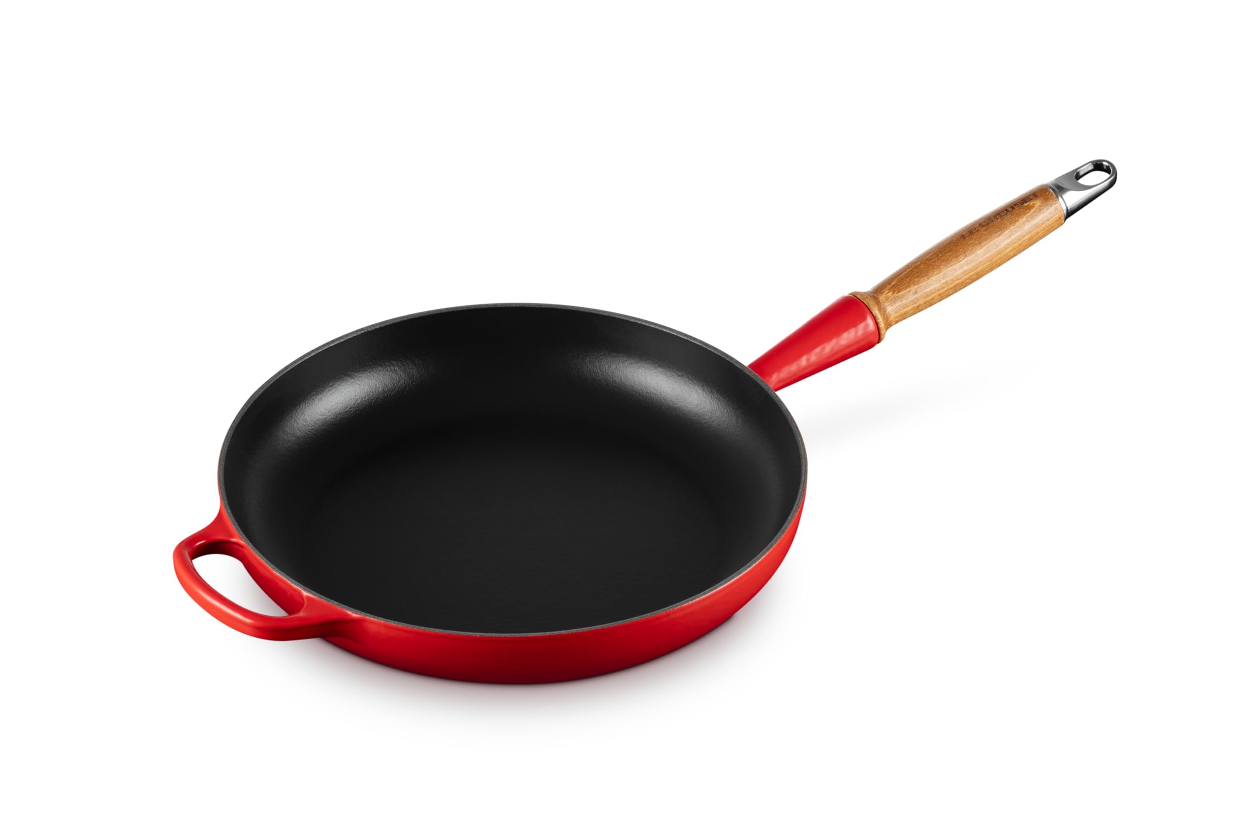 le-creuset-signature-bratpfanne-gusseisen-mit-holzgriff-28-cm-karibik image 8