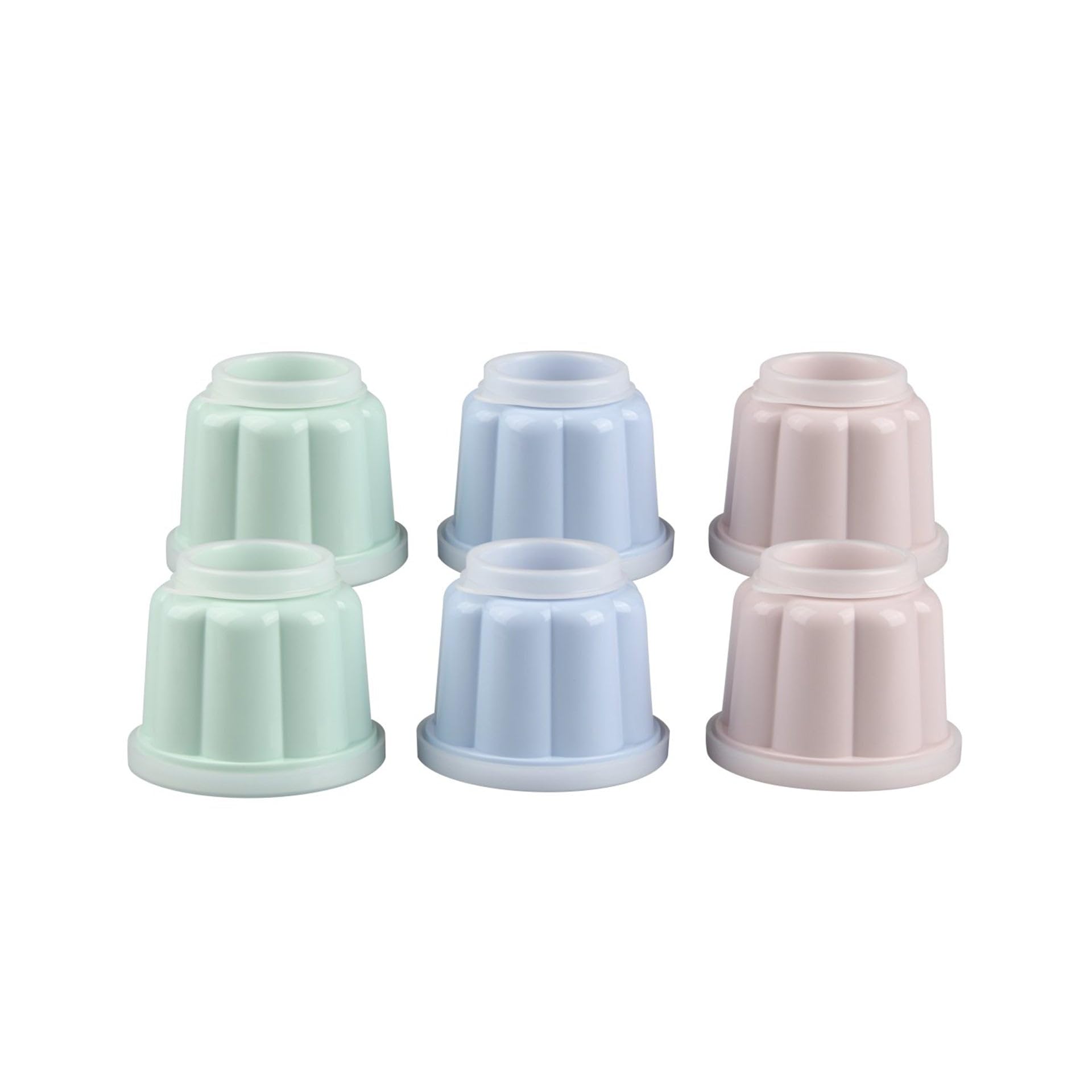 dr-oetker-puddingf-rmchen-6er-set-150-ml-mit-deckel-rosa-gr-n-blau image 1