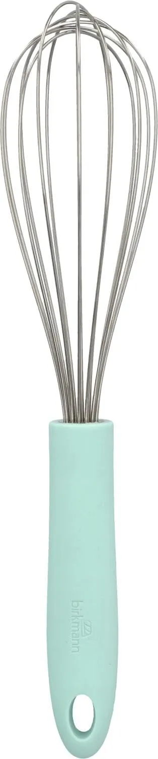 birkmann-schneebesen-seagrass-green-29-cm-edelstahl-mit-silikongriff image 1