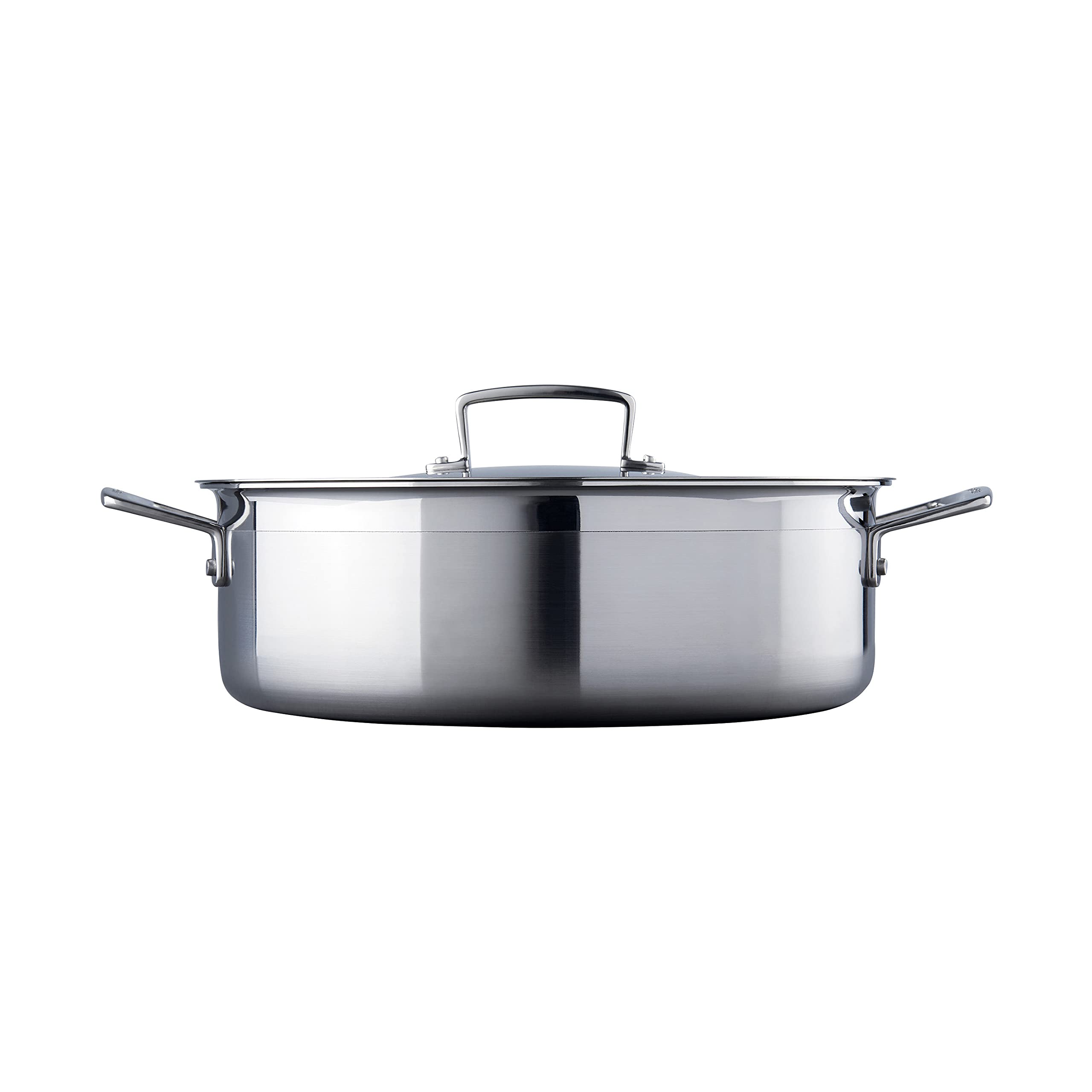 le-creuset-3-ply-edelstahl-sauteuse-28-cm-mit-deckel image 3