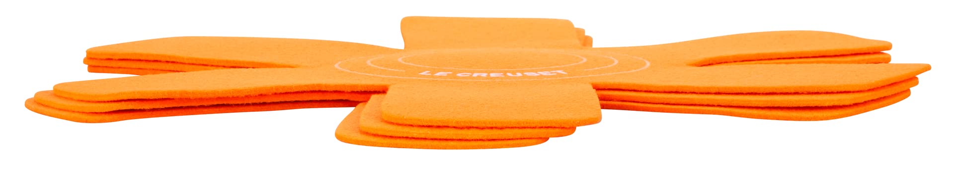 le-creuset-pfannenschutz-3er-set-filz-40-cm-ofenrot image 3
