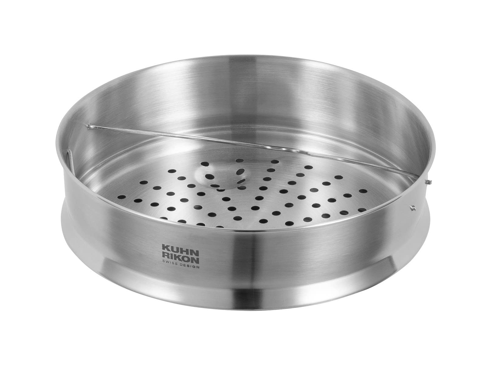 kuhn-rikon-d-mpfeinsatz-stapelbar-22-cm-edelstahl-einsatz-f-r-kocht-pfe-ab-22-cm image 1
