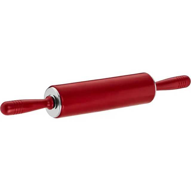 kaiser-kaiserflex-red-teigroller-silikon-49-x-6-5-cm-mit-metallkern-nudelholz-ro image 1