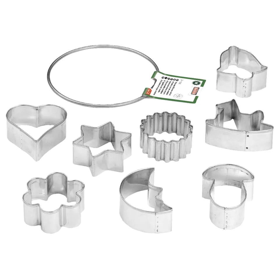 original-kaiser-ausstechformen-ring-mittel-8-teilig-silber image 1