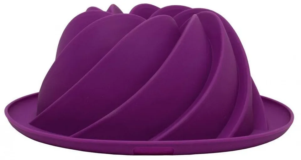birkmann-easy-baking-gugelhupfform-nov-l-22-cm-silikon-granita-pink-lila-2200-ml image 1