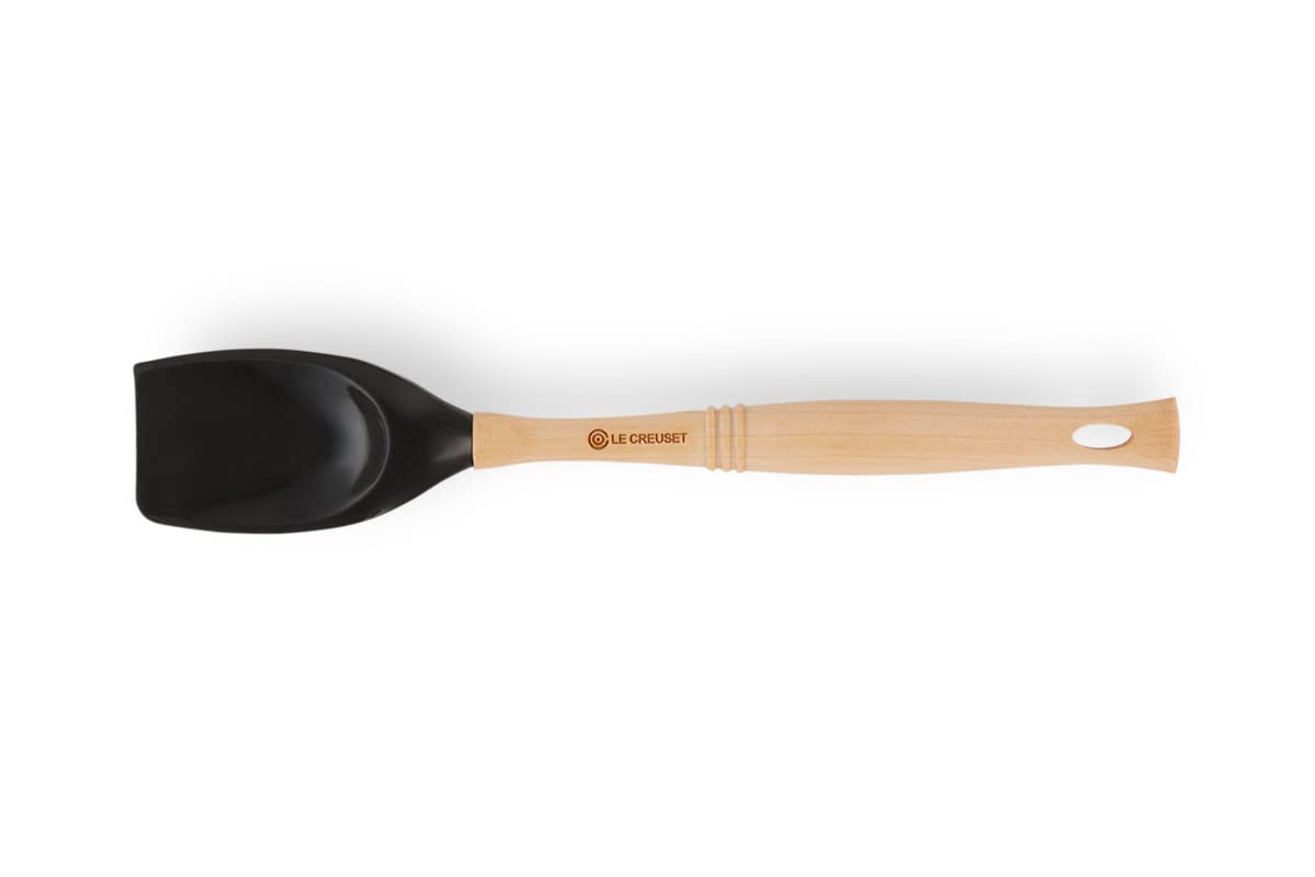 le-creuset-kochl-ffel-premium-32-cm-mit-abnehmbarem-silikonkopf-schwarz image 1