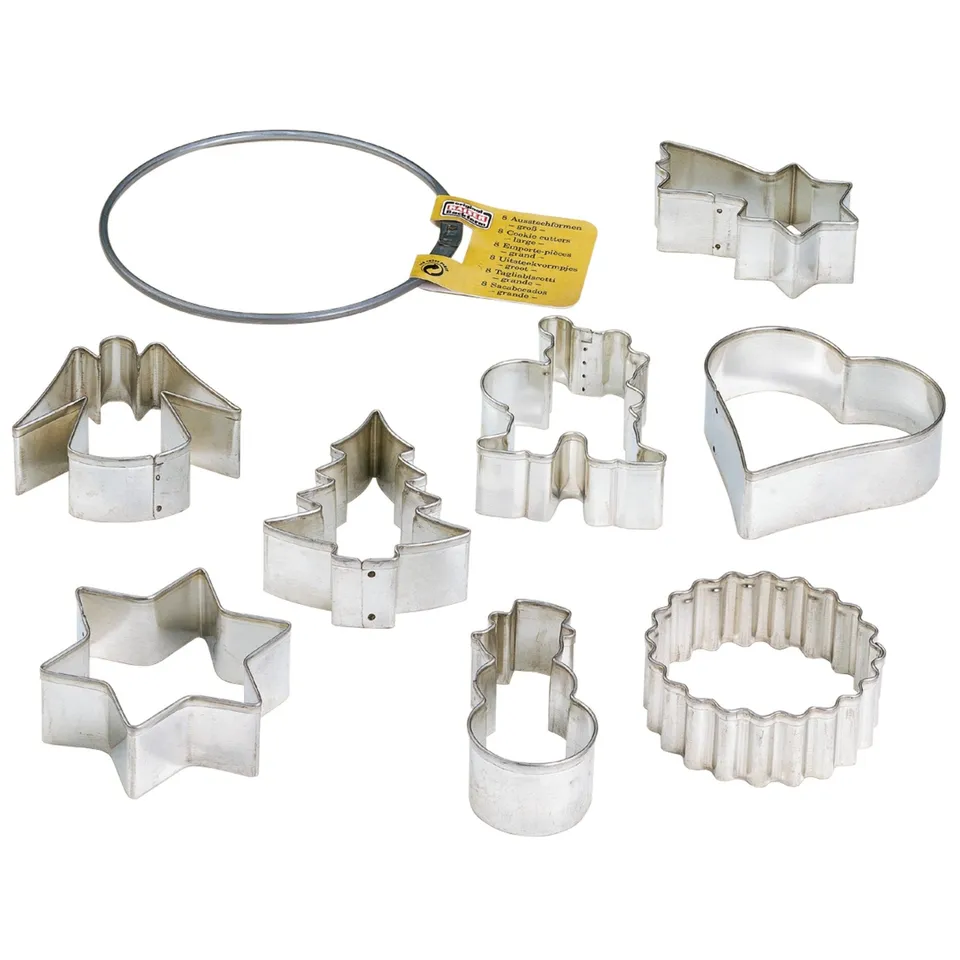 kaiser-ausstechformen-ring-gro-8-teilig-weihnachten-starter-set image 1