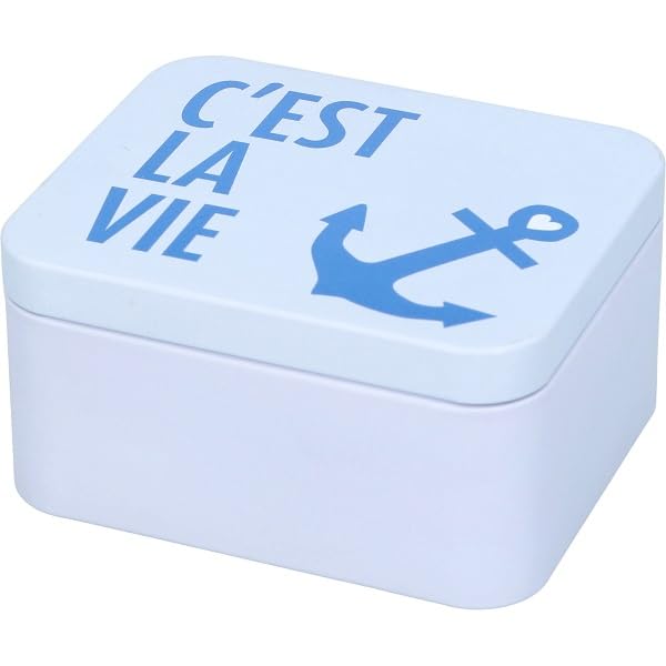 birkmann-geschenkbox-scandic-blue-c-est-la-vie-wei-blech-12-x-10-x-6-2-cm image 1