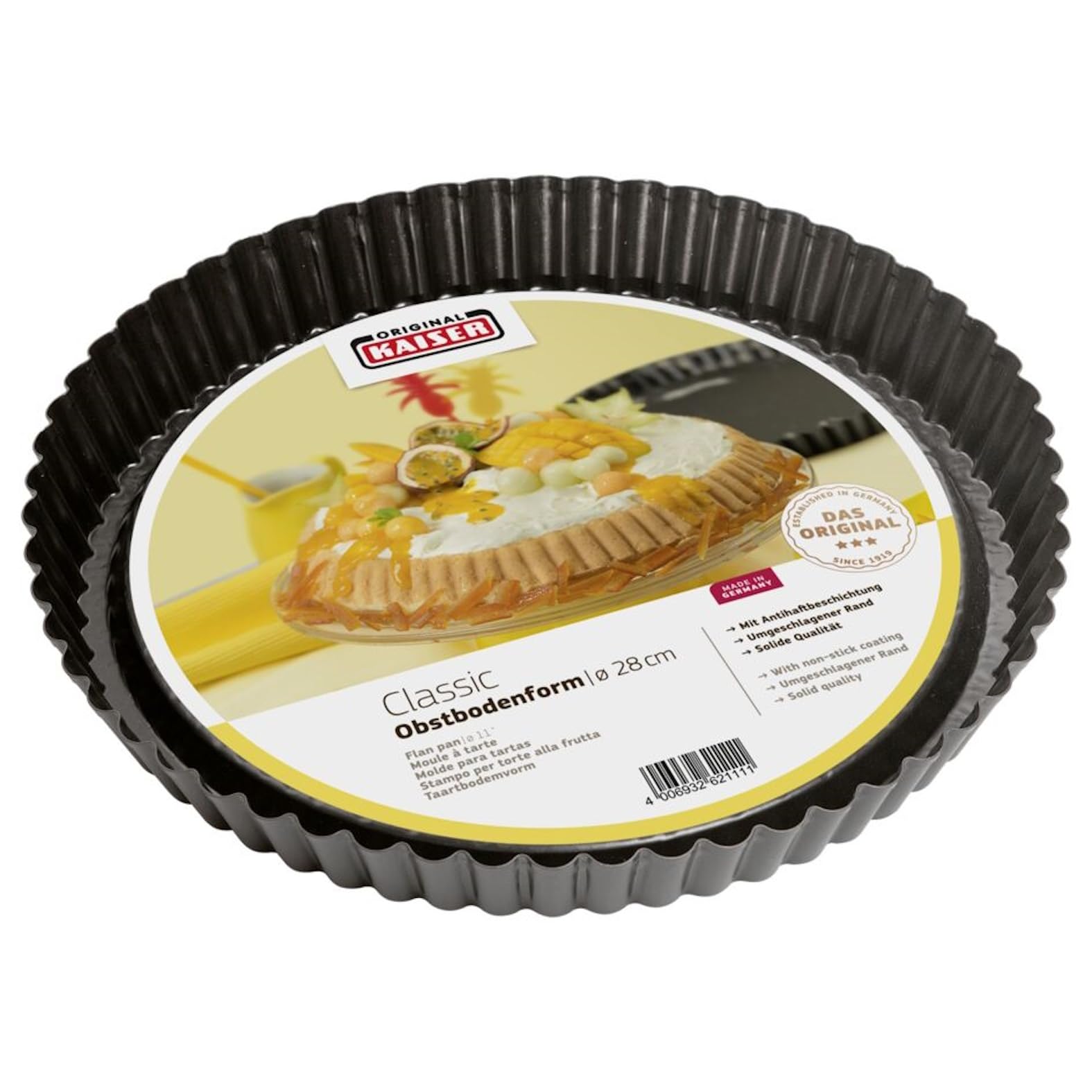 original-kaiser-classic-obstbodenform-28-cm-mit-wellenrand-antihaftbeschichtet image 4