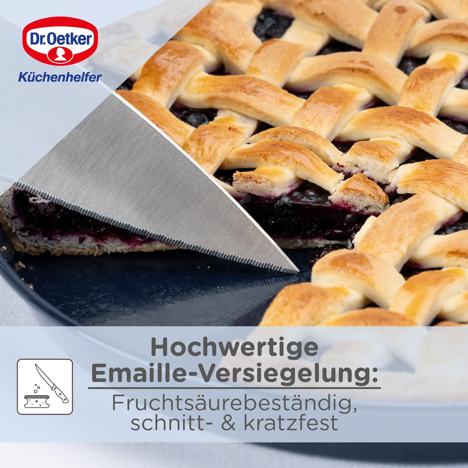 dr-oetker-back-liebe-kuchenblech-30-cm-emaille-dunkelblau image 5