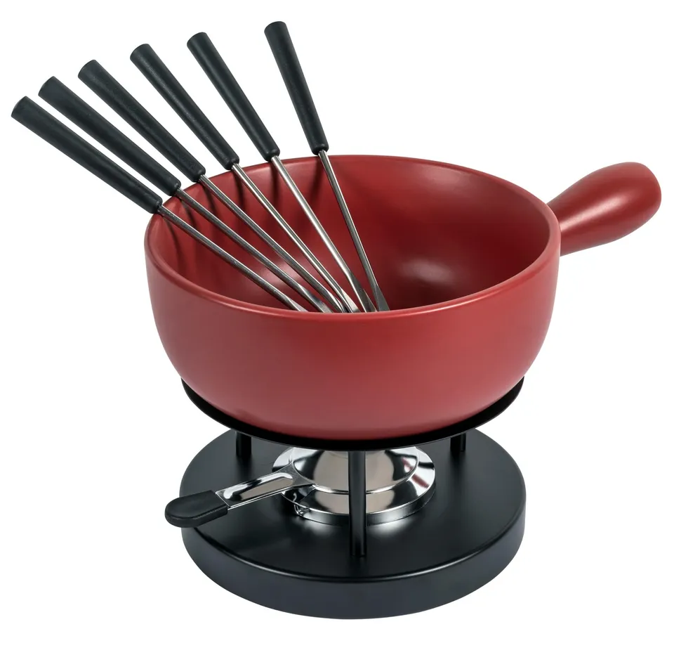 kuhn-rikon-k-sefondue-set-classic-rot-23-cm-2-6-liter-f-r-4-6-personen image 1