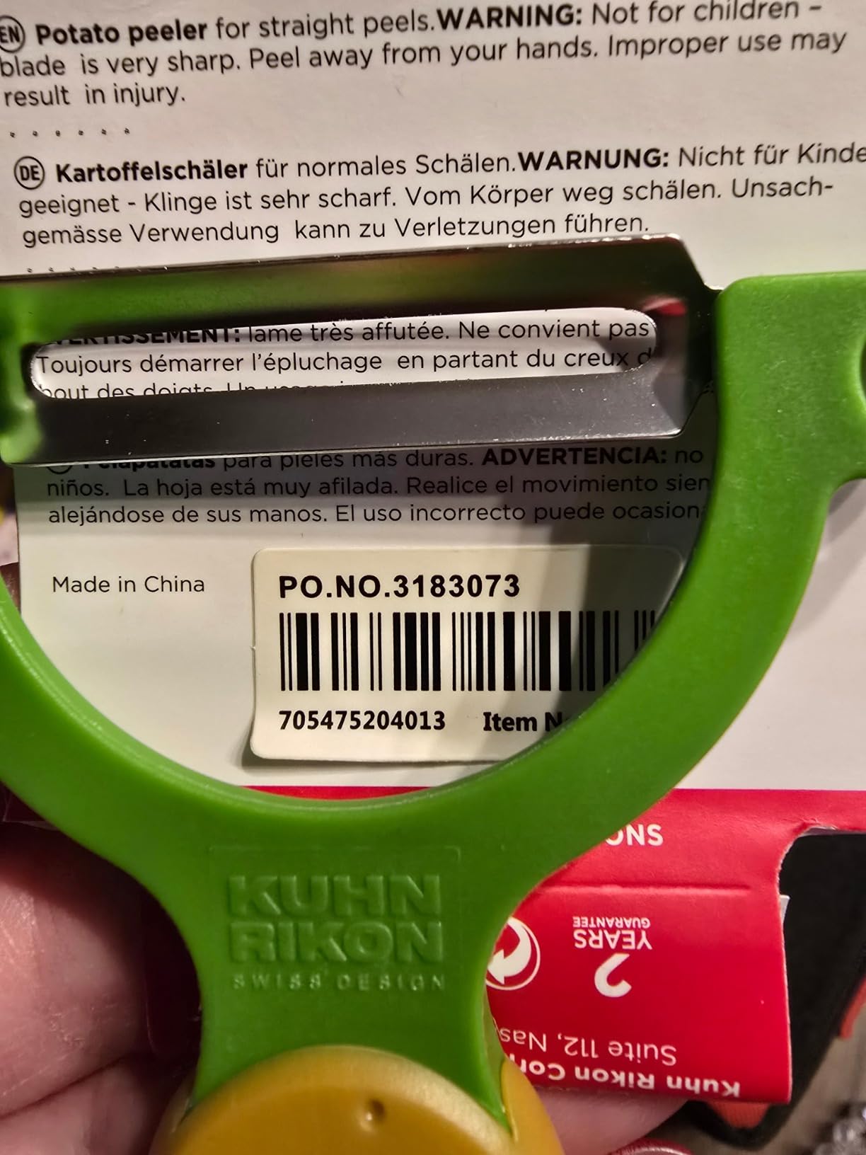 Schärfster Schäler den ich hatte